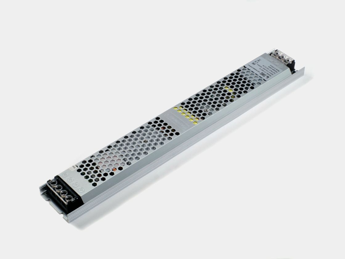 12V 400W IP20 ultra nazik enerji bloku, yuxarıdan görünüş