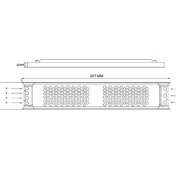 Metal korpuslu ultra nazik qida bloku, IP20, 400W, 24V, XT-400-24