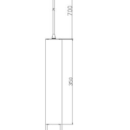 SY işıqlandırıcı, qara, 10 Vt, isti işıq 3000K, SY-601241-BL-10-WW