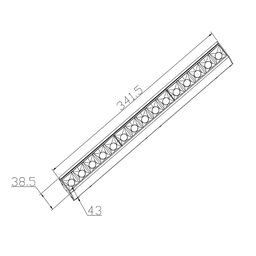 Aşağı gərginlikli SY treki üçün işıqlandırıcı, ağ 25Вт, SY-601223-WH-25-NW