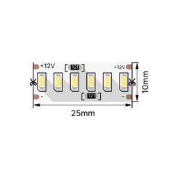 Kəsmə nişanları olan 12V SMD3014 LED lent seqmenti