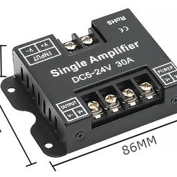 Gücləndirici, 30A, Qara, AMP-DIM-30A-BL