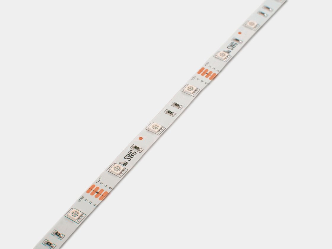 LED lent 5050, 30 LED/m, 7,2 Vt/m, 12V, IP20, 3M Rəng: RGB, SWG530-12-7.2-RGB-M