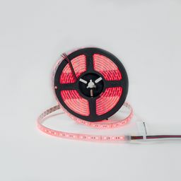 SMD5050 RGB LED lentinin IP68 qorunmalı rulonu, qırmızı işıq saçması