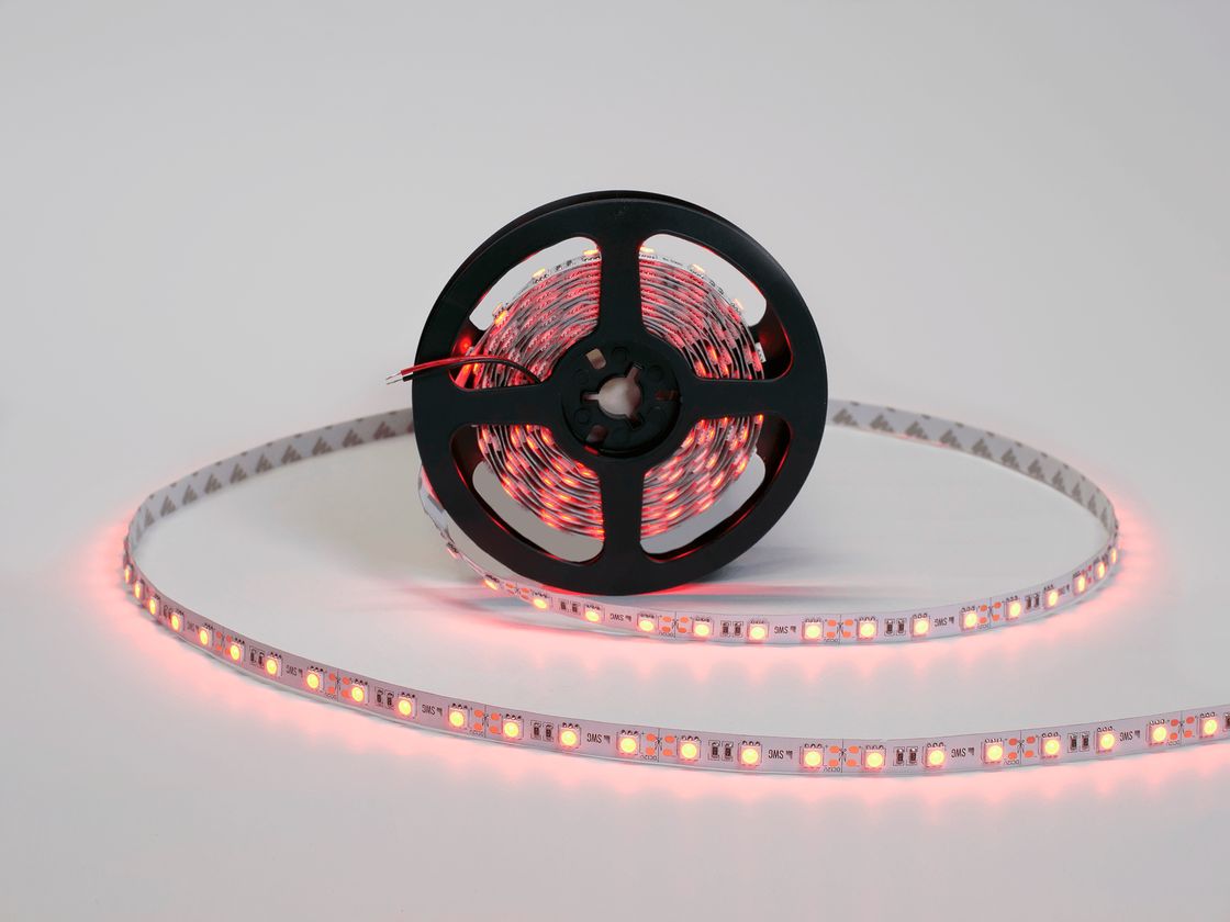 LED lent 5050, 60 LED/m, 14,4 Vt/m, 12V, IP20, Rəng: Qırmızı, SWG560-12-14.4-R-M