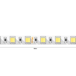 Kontakt meydançaları olan 24V LED lent seqmentinin sxemi