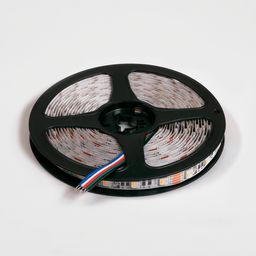 LED lent 5050, 60 LED/m, 19,2 Vt/m, 12V, IP20, Rəng: RGB + neytral ağ, SWG560-12-19.2-RGB+NW-M
