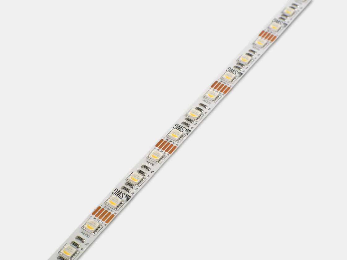 LED lent 5050, 60 LED/m, 19,2 Vt/m, 12V, IP20, Rəng: RGB + soyuq ağ, SWG560-12-19.2-RGB+W-M