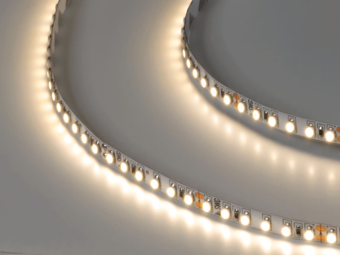 LED lent 3528, 120 LED/m, 9,6 Vt/m, 24V, IP20, Rəng: Neytral ağ, SWG3120-24-9.6-NW-M