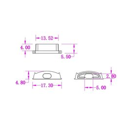 ARC-1806FLEX profil üçün tıxac dəsti (2 əd), ARC-1806FLE*-ECS
