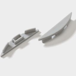 ARC-608FL profili üçün ağ ucluq qapaqları, 2 ədəd