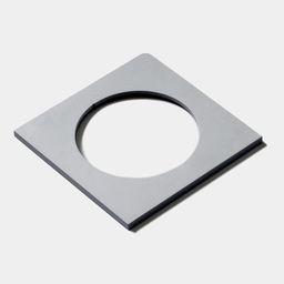 MINI COMBO üçün çərçivə, kvadrat, ağ alüminium, MINI-COMBO-S1-BL