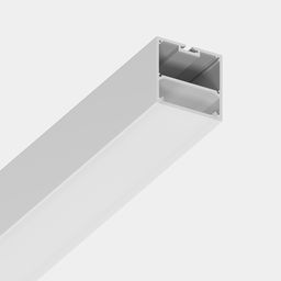 Asma/üstündən montaj üçün alüminium profil Design LED LS 5050, 2500 mm, ağ, LS.5050-W-R